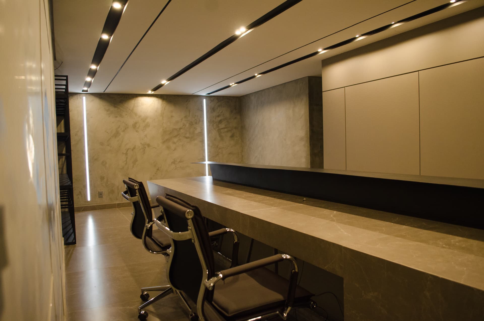 Espaço de coworking da Synergyco